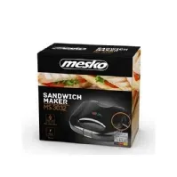 Bilde av Mesko Home MS 3032, 850 W, 1 stykker, Sort, Plast Kjøkkenapparater - Brød og toast - Toastjern