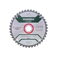 Bilde av Metabo Classic Precision Cut Wood - Sirkelformet sagblad - 216 mm - 40 tenner El-verktøy - Sagblader - Sirkelsagblad