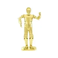 Bilde av Metal Earth C-3PO gold Metalbyggesæt Hobby - Modellbygging - Metallbyggesett