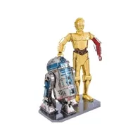 Bilde av Metal Earth Star Wars Set C-3PO + R2D2 Metalbyggesæt Hobby - Modellbygging - Metallbyggesett
