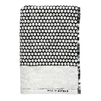 Bilde av Mette Ditmer - GRID bath towel 70x140 - Black - Hjemme og kjøkken