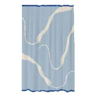 Bilde av Mette Ditmer - NOVA ARTE shower curtain - Light blue / Off-white - Hjemme og kjøkken