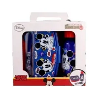 Bilde av Mickey Mouse Mickey Mouse - Lunchbox set, 400ml water bottle, cutlery Kjøkkenutstyr - lunsj - Matboks