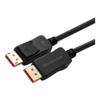Bilde av MicroConnect - DisplayPort-kabel - DisplayPort (hann) låst til DisplayPort (hann) låst - DisplayPort 1.4 - 1.5 m - 8 K 60 Hz (7680 x 4320) støtte - svart PC tilbehør - Kabler og adaptere - Videokabler og adaptere