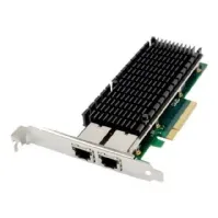 Bilde av MicroConnect - Nettverksadapter - PCIe 2.1 x8 - 10 Gigabit Ethernet x 2 - grønn PC tilbehør - Nettverk - Nettverkskort