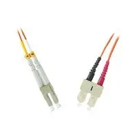 Bilde av MicroConnect - Nettverkskabel - LC/PC multimodus (hann) til SC/PC multimodus (hann) - 5 m. - fiberoptikk - 50 / 125 my - OM3 PC tilbehør - Kabler og adaptere - Nettverkskabler