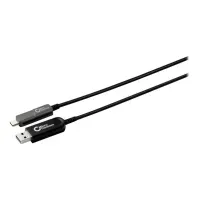 Bilde av MicroConnect Premium - USB-kabel - USB-type A (hann) til 24 pin USB-C (hann) - USB 3.2 Gen 2 - 10 m - aktiv optisk hybridkabel - svart PC tilbehør - Kabler og adaptere - Datakabler