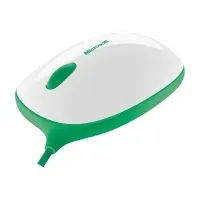 Bilde av Microsoft Express Mouse - Mus - høyre- og venstrehåndet - optisk - 3 knapper - kablet - USB - hvit, grønn PC & Nettbrett - PC tilbehør - Mus