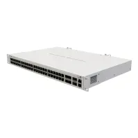 Bilde av MikroTik CRS354-48G-4S+2Q+RM - Switch - L3 - 48 x 10/100/1000 + 4 x 10 Gigabit SFP+ + 2 x 40 Gigabit QSFP+ - stasjonær, rackmonterbar PC tilbehør - Nettverk - Switcher