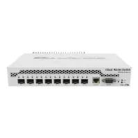 Bilde av MikroTik Cloud Router Switch CRS309-1G-8S+IN - Switch - Styrt - 8 x SFP+ + 1 x 10/100/1000 (PoE) - rackmonterbar - PoE PC tilbehør - Nettverk - Switcher