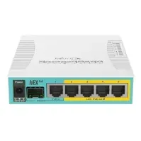 Bilde av MikroTik RouterBOARD hEX RB960PGS - Ruter - 4-ports switch - 1GbE PC tilbehør - Nettverk - Rutere og brannmurer