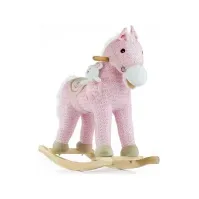 Bilde av Milly Mally Pony Soft Rocking Horse with a Teddy Bear (Pink) Utendørs lek - Gå / Løbekøretøjer - Gå kjøretøy