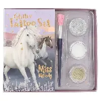 Bilde av Miss Melody - Glitter Tattoo Set NIGHT HORSES ( 0412657 ) - Leker