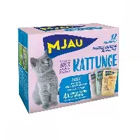 Bilde av Mjau Multipack Kattunge 12x85 g Kattunge - Kattungemat - Våtfôr til kattunge