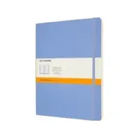 Bilde av Moleskine Notebook MOLESKINE Classic XL (19x25 cm) fôret, mykt omslag, hortensiablå, 192 sider, blå Papir & Emballasje - Blokker & Post-It - Notatbøker