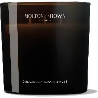 Bilde av Molton Brown Luxury Scented Candle Delicious Rhubarb & Rose - 600 g Til hjemmet - Romduft - Duftlys