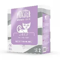 Bilde av Monster Kattesand Fresh Lavender 10 liter Katt - Kattesand