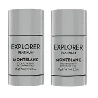 Bilde av Montblanc - Explorer Platinium Deo Stick 75 ml x 2 - Skjønnhet