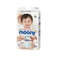 Bilde av Moony japanske bleier Moony Natural M 6-11 kg, 46 stk. Barn & Bolig - Bleie skifte - Bleie
