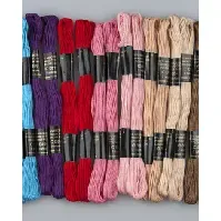 Bilde av Moulinégarn assorterte farger 36 dukker Strikking, pynt, garn og strikkeoppskrifter