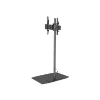 Bilde av Multibrackets M Pro Single Pole Floorbase - Stativ - for LCD-skjerm - plastikk, aluminium, stål - svart - skjermstørrelse: 32-65 - plassering på gulv TV, Lyd & Bilde - Monteringsfester - Gulv og stativ