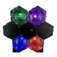 Bilde av Music - BT Speaker with 4 Color LED Light Effect (501113) - Leker