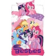 Bilde av My Little pony sengesett - 150x210 cm - Søt sengetøy for jenter - 2 i 1 design - 100% bomull ,  ,