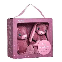 Bilde av My Teddy - Giftbox - Comforter&Small Rabbit - Rosa (28-NBPG-1) - Leker