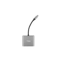 Bilde av NATEC Fowler Mini, USB 2.0 Type-C, Grå, HDMI, USB 3.2 Gen 1 (3.1 Gen 1) Type-A, USB 3.2 Gen 1 (3.1 Gen 1) Type-C, USB, 59 mm, 52 mm PC tilbehør - KVM og brytere - Switcher