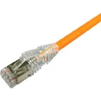 Bilde av NETCONNECT Patchkabel kat 6A S/FTP PiMF, længde: 1,0 m farve: orange med LSZH kappe PC tilbehør - Kabler og adaptere - Nettverkskabler
