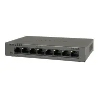 Bilde av NETGEAR GS308v3 - Switch - ikke-styrt - 8 x 10/100/1000 - stasjonær, veggmonterbar PC tilbehør - Nettverk - Switcher
