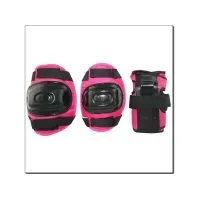 Bilde av NILS Extreme H108 størrelse L Mørk rosa sett med beskyttere (16-2-333) Utendørs lek - Gå / Løbekøretøjer - Hoverboard & segway