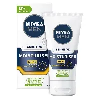 Bilde av NIVEA Men Sensitive Moisturiser Face Cream SPF15 75ml Mann - Hudpleie - Ansikt - Dagkrem