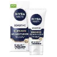 Bilde av NIVEA Men Sensitive Skin & Stubble Gel Moisturiser 50ml Mann - Hudpleie - Ansikt - Dagkrem
