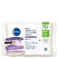 Bilde av NIVEA Sensitive Cleansing Wipes 25pcs Sminke - Sminkefjerner - Sminkeservietter