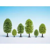Bilde av NOCH Deciduous Trees, Grønn Hobby - Modelltog - Terrengkonstruksjon