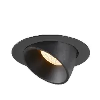 Bilde av NUMINOS GIMBLE XL, innebygd spot, 2700K 55°, svart Innbyggingsspot