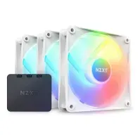 Bilde av NZXT F Series F120 RGB Core Triple Pack - Kabinettvifte - 120 mm - matt hvit (en pakke 3) PC-Komponenter - Skap og tilbehør - Kabinett kjøling