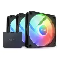 Bilde av NZXT F Series F120 RGB Core Triple Pack - Kabinettvifte - 120 mm - matt svart (en pakke 3) PC-Komponenter - Skap og tilbehør - Kabinett kjøling