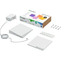 Bilde av Nanoleaf Canvas Smarter Kit startpakke m/4 panel Lamper &amp; el > Lamper &amp; spotter