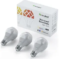 Bilde av Nanoleaf Essentials E27 lyspære, Color, 3 stk. Lamper &amp; el > Lamper &amp; spotter