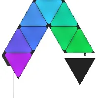 Bilde av Nanoleaf - Shapes Triangles Ultra Black Edition Expansion Pack (3Pack) - Elektronikk