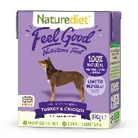Bilde av Naturediet Feel Good Kalkun & Kylling (390 g) Hund - Hundemat - Våtfôr