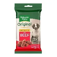 Bilde av NaturesMenu Dog Real Meaty Treats Beef 60 g Hund - Hundegodteri - Godbiter til hund