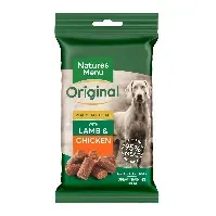 Bilde av NaturesMenu Dog Real Meaty Treats Lamb & Chicken 60 g Hund - Hundegodteri - Godbiter til hund