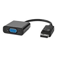 Bilde av Nedis - Video adapter - HD-15 (VGA) (hunn) til DisplayPort (hann) - DisplayPort 1.2 - 20 cm - rund, 1080p-støtte - svart PC tilbehør - Kabler og adaptere - Adaptere
