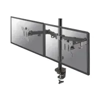 Bilde av Neomounts FPMA-D550D - Monteringssett - full bevegelse - for 2 LCD-skjermer - stål - svart - skjermstørrelse: 10-32 - klemmemonterbar, malje, skrivebordsmonterbar TV, Lyd & Bilde - Monteringsfester - Bord