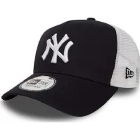 Bilde av New Era New York Yankees Clean A Frame Trucker Cap svart-hvit (11588489) Sport & Trening - Tilbehør - Caps