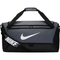 Bilde av Nike Bag Brasilia M Duffel 61L grå (BA5955 026) Helse - Tilbehør - Sportsvesker