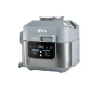 Bilde av Ninja ON400DE, Varmluftsfrityr, 5,7 l, Single/enkelt, Grå, Berøringskontroll, Enkeltstående Kjøkkenapparater - Kjøkkenmaskiner - Air fryer